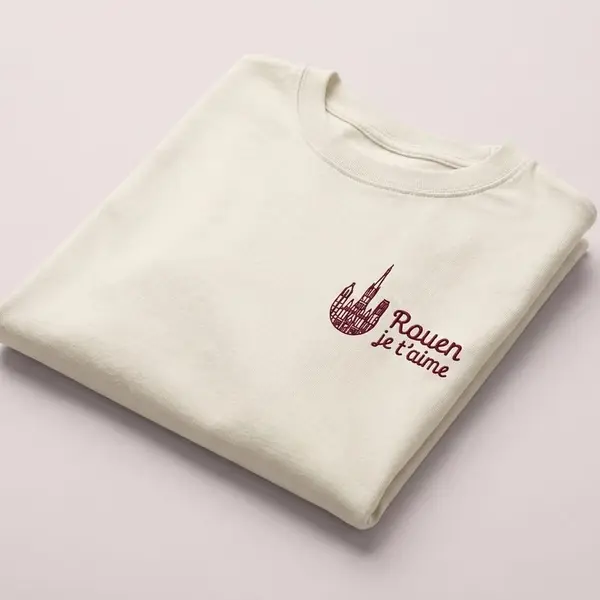 T-shirt brodé « Rouen »